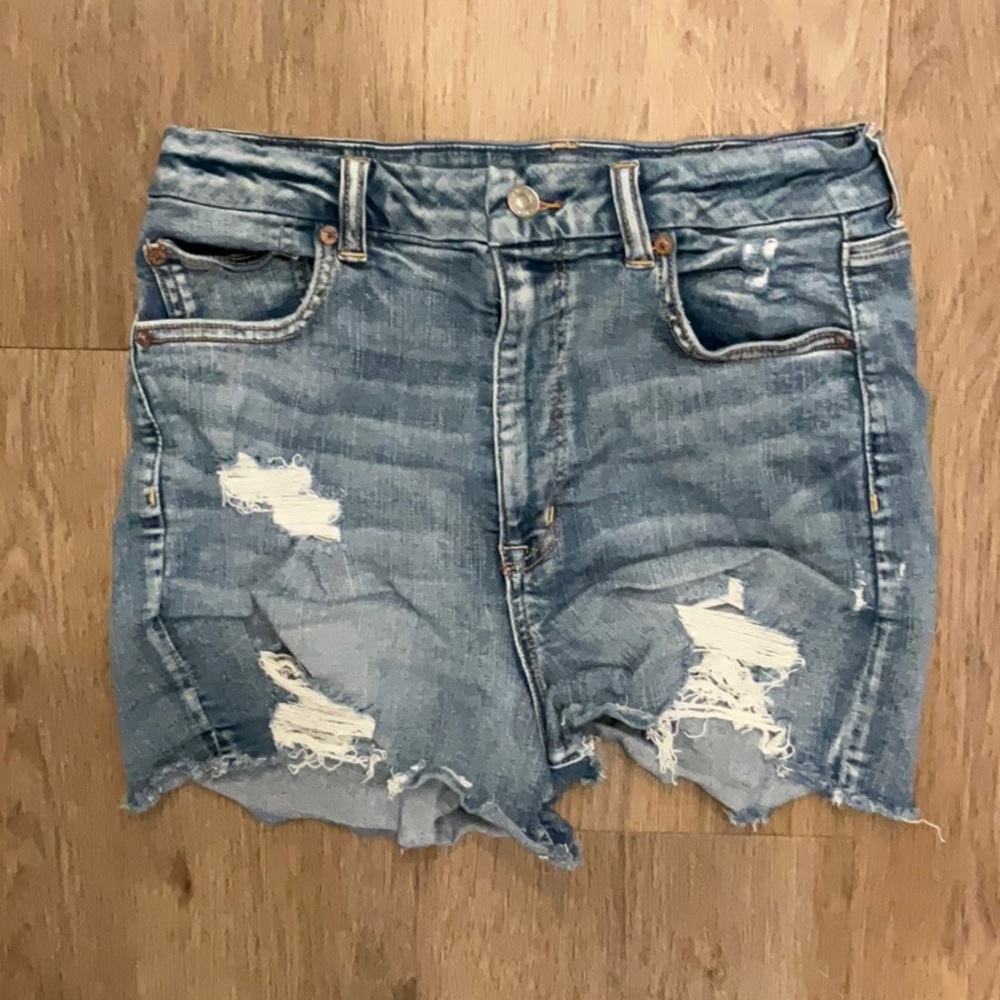American eagle black shorts size 10